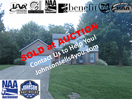 Johnson Auctioneer Real Estate Auction: SOLD